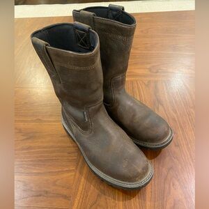 Wolverine Dark Brown Leather Boots